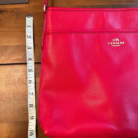 COACH Cherry (and Cheery!) Red Leather Purse - Picture 12 of 12
